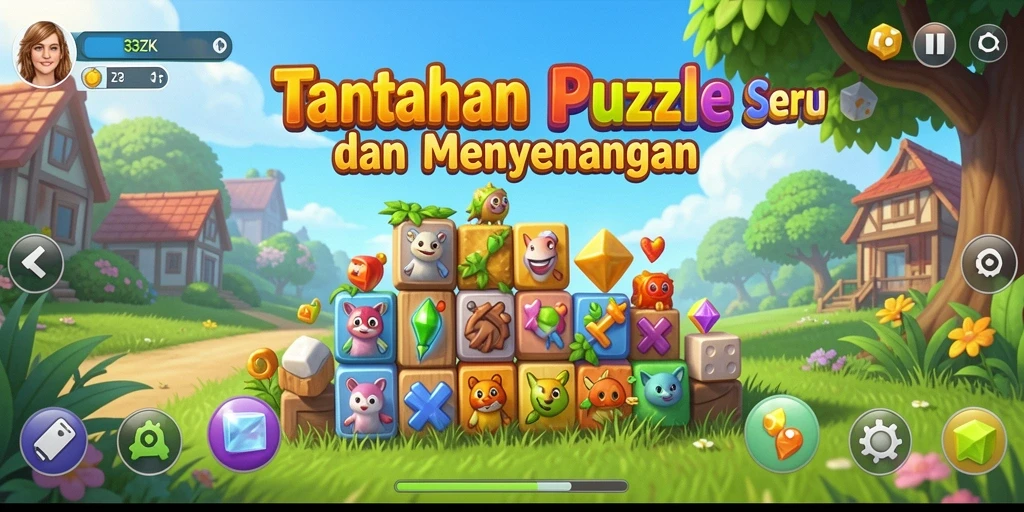 Tampilan gameplay menakjubkan dari 33ZK yang penuh tantangan.