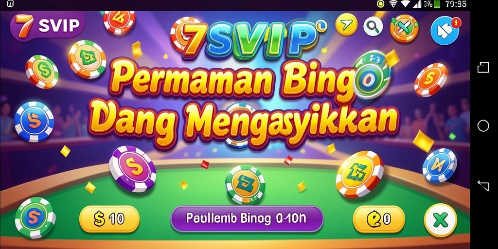 Tampilan gameplay Bingo yang seru dan interaktif di 7SVIP.