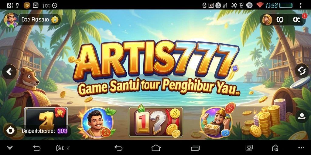 Tampilan gameplay ARTIS777 yang menarik dan penuh warna.