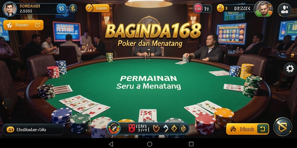Tampilan gameplay seru di <strong>BAGINDA168</strong> dengan pengalaman poker yang mendebarkan.
