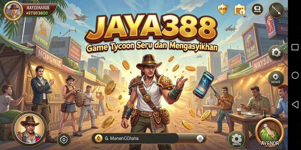 Tampilan screenshot utama JAYA388 menampilkan strategi Tycoon yang seru.