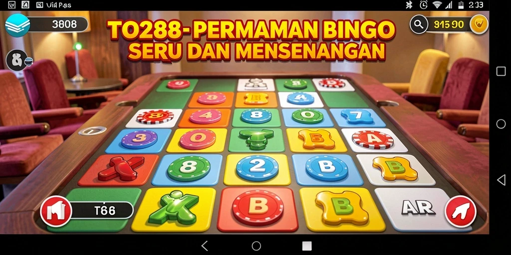 Tampilan menarik gameplay Bingo di TO288.